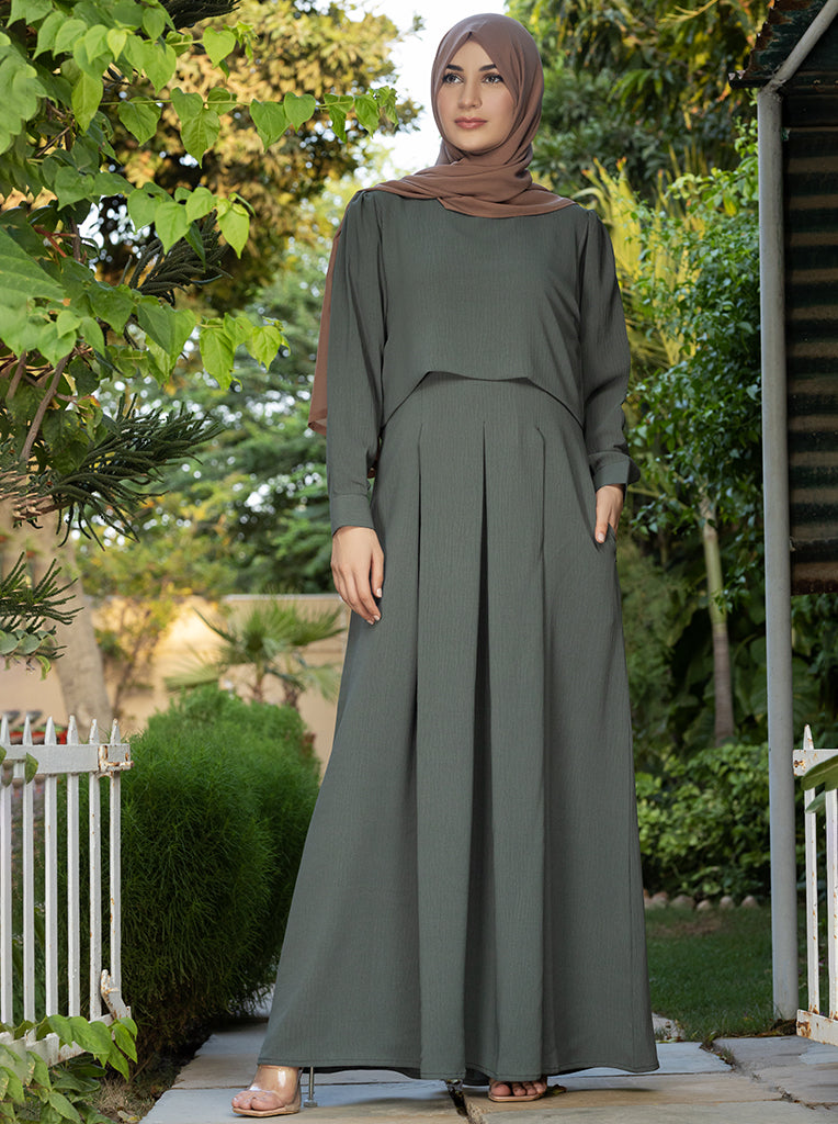 Tufah Zariyah Abaya | Black Camels