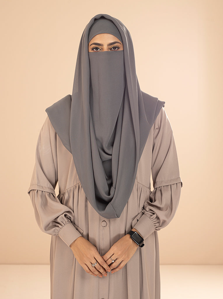 MISRI HIJAB-ASH GREY